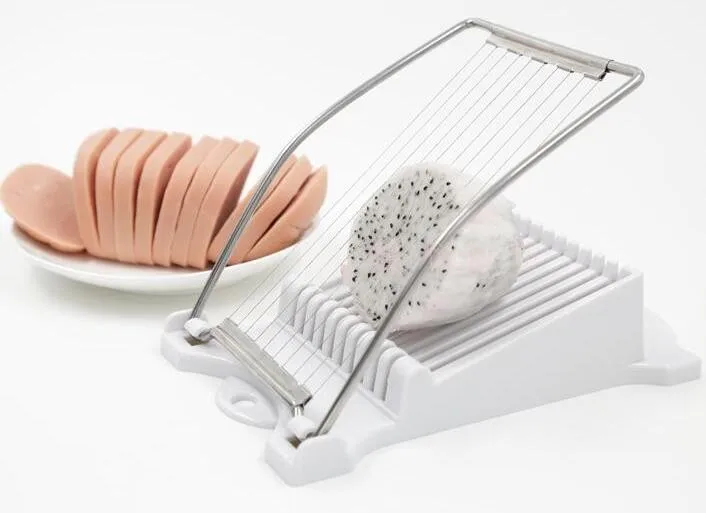 Luncheon Meat Slicer Cheese Boiled Egg Ham Cutter Fruit Slicer BPA Free 180°Rotatio (8)