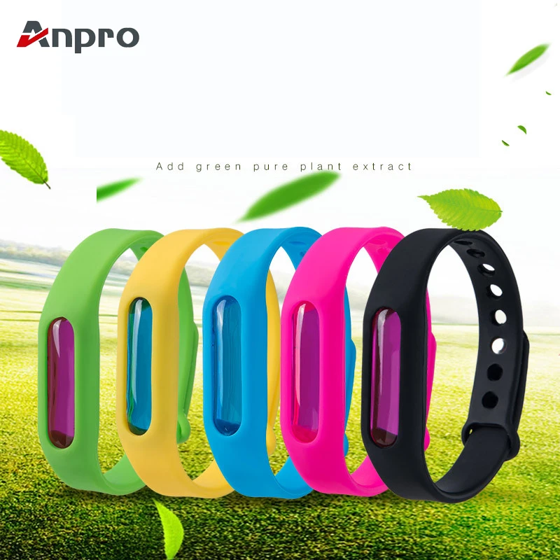 

Anpro Mosquito Repellent Bracelet Silicone Capsule Pest Insect Bugs Control Anti-Mosquito Wristband for Kids Mosquito Killer