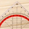 1PC Students Stationery Multi-functional Triangular Ruler Protractor Coordinate Ruler Math Learning Drawing Measuring Tools ► Photo 3/3