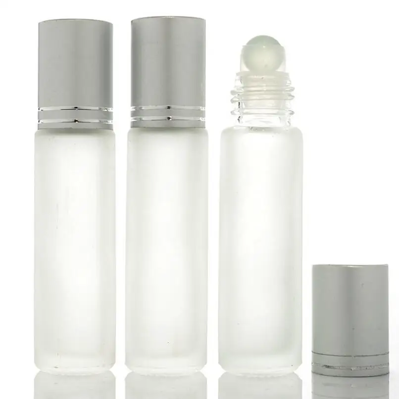 Wholesale 10ml frosted rollerball perfume bottles,empty cosmetic