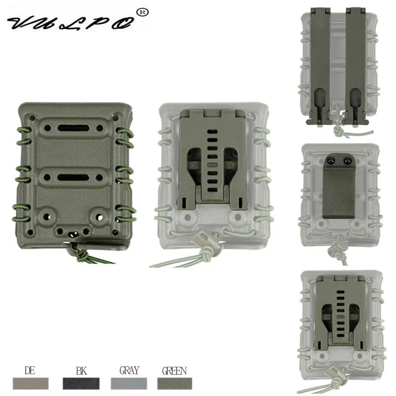 

VULPO Tactical 7.62 Magazine Pouch Carrier with Molle/Belt Fast Attach Millitary Molle Quick Release Single Pouch Holster