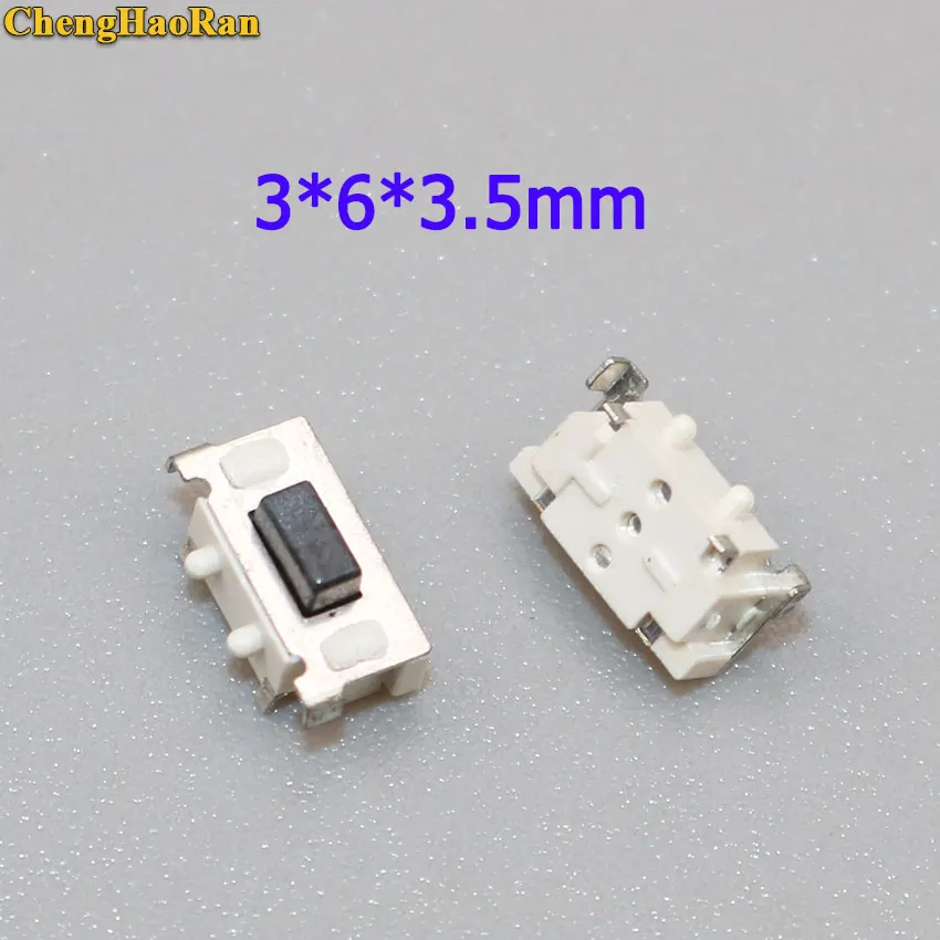 

ChengHaoRan 10Pcs SMT 3X6X3.5MM MP3 MP4 MP5 ipad Tactile Tact Push Button Micro Switch Momentary 3*6*3.5mm