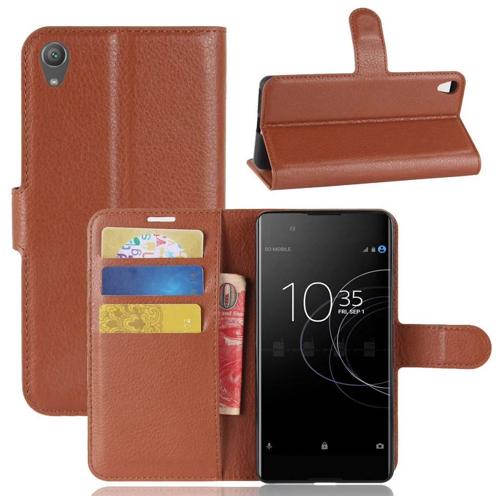 

YINGHUI Case for Sony Xperia XA1 Plus 5.5 inch Wallet Style Litchi Texture Flip Leather Cover Case for Sony Xperia XA1 Plus