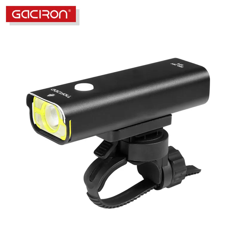 

GACIRON V9C-800 led flashlight Built-in 18650 battery 2500mAh USB charge lanterna Waterproof linterna Bicycle light Accessories