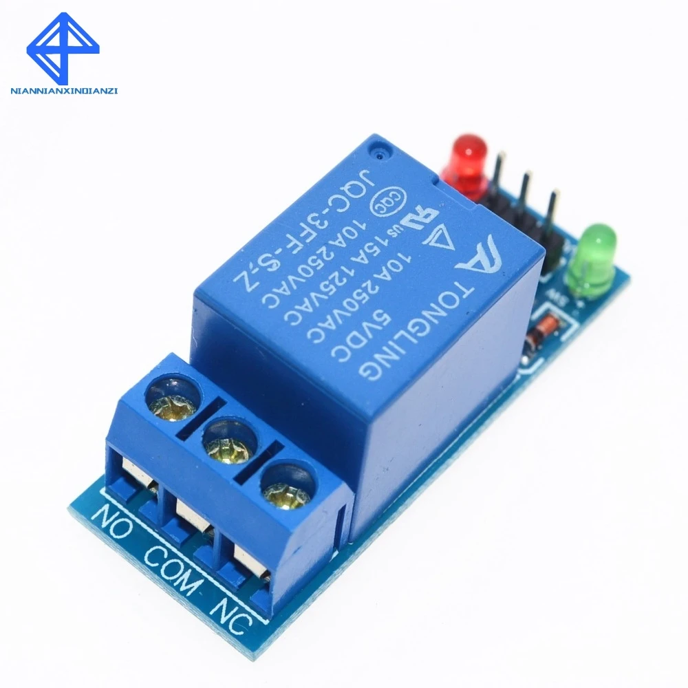 5V MagiDeal Regulador de Nivel Bajo Optoacoplador Placa M/ódulo de Rel/é Estado S/ólido 1 Canal 5A