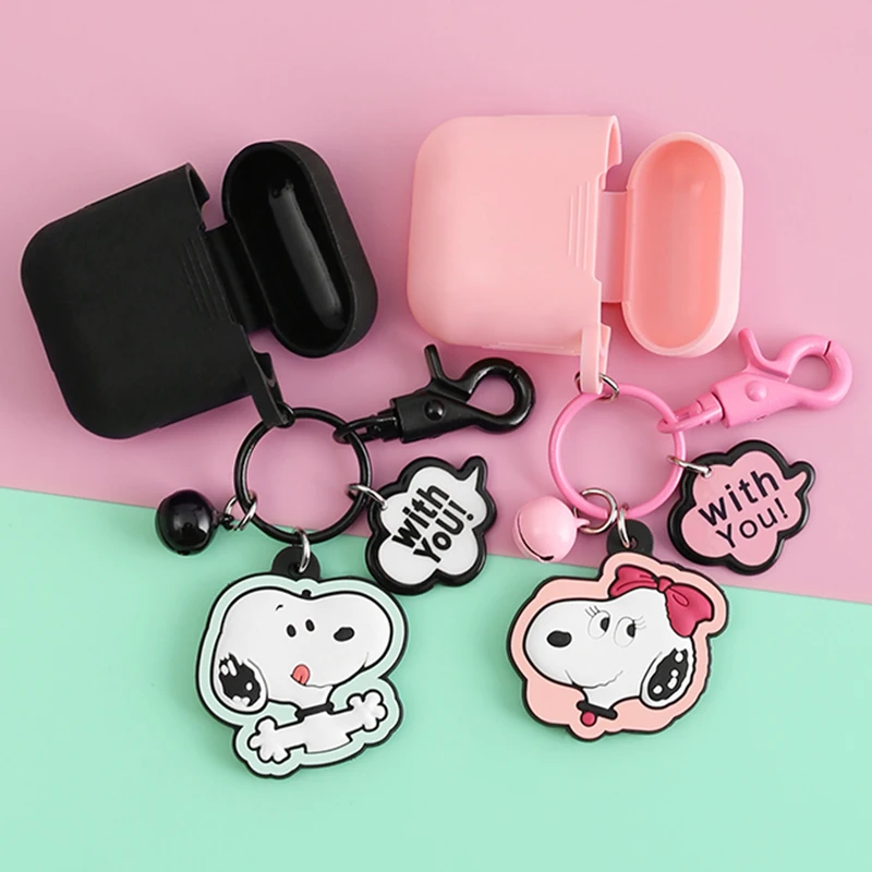 

In Stock Cute Dog Decorative Silicone Case for Apple Airpods Earphone Accessories Headset Headphones Cover Key Protect Keychain
