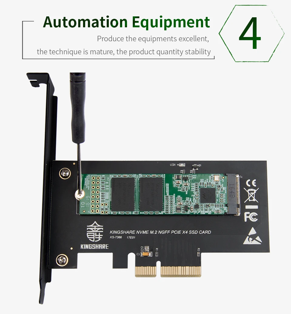 M.2 Накопитель SSD с протоколом NVME NGFF на PCI-E X4 адаптер M ключ Поддерживаемые карты PCI Express3.0