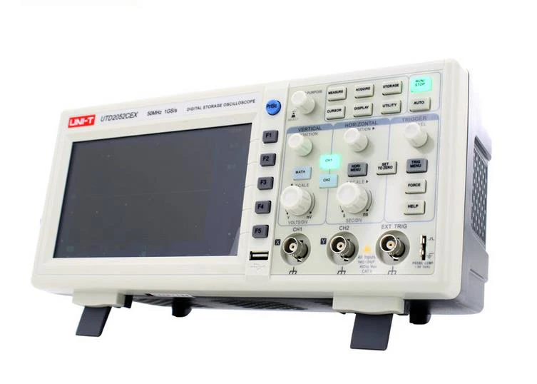UTD2052CEL 50MHz 1Gs/s Digital Storage Oscilloscope 2-Ch 7'' LCD uk UK STOCK 