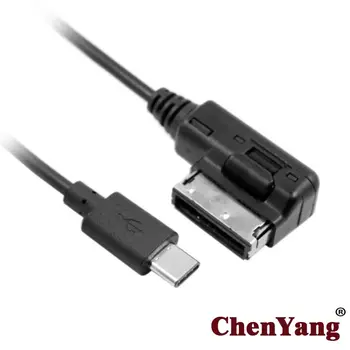 

10pcs/lot USB-C USB 3.1 Type C Media In AMI MDI Charge Adapter Cable For Car VW AUDI 2014 A4 A6 Q5 Q7 & for Chromebook