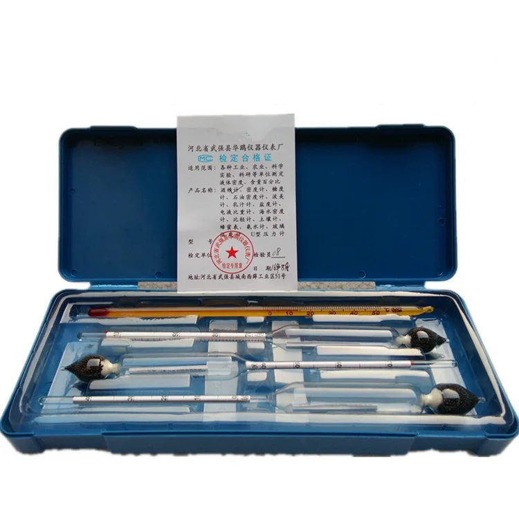 

Blue Plastic Box Alcohol Meter for Vodka Whiskey Alcoholmeter (0-40%, 30-70%, 70-100%)