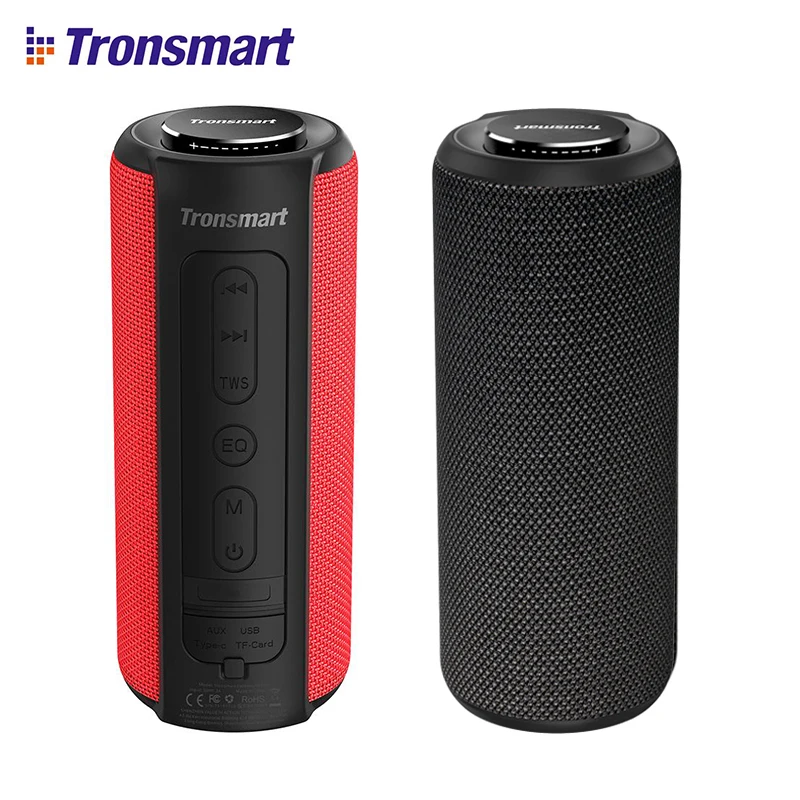 Tronsmart T6 Plus Bluetooth Speaker 3D Deep Bass Soundbar Bluetooth 5.0 IPX6 Waterproof 40W Wireles