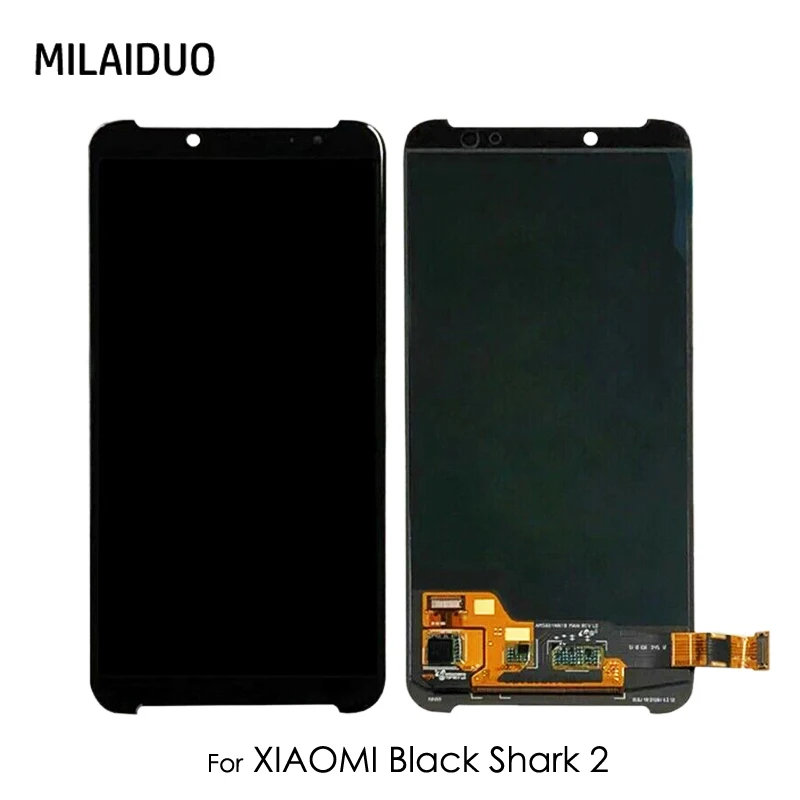 

LCD Display For Xiaomi Black Shark 2 Helo 2 AWM-A0 Touch Screen Digitizer Glass Full Assembly Replacement Parts Black No Frame