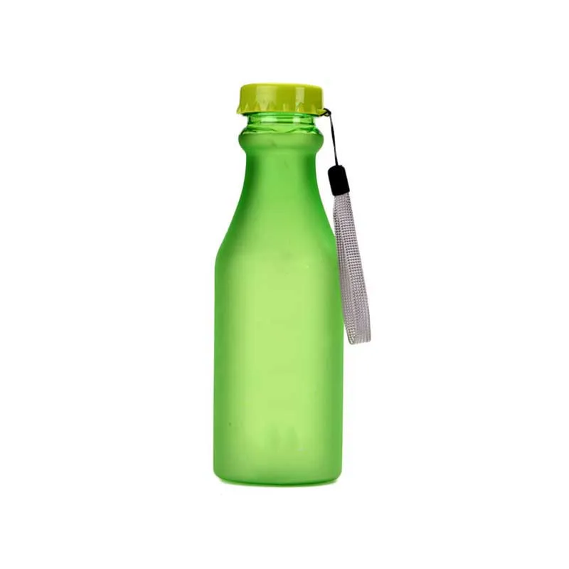 Инструменты для кемпинга портативная Матовая бутылка для воды дорожная Питьевая Бутылка для школы Спорт на открытом воздухе 550 мл случайный цвет