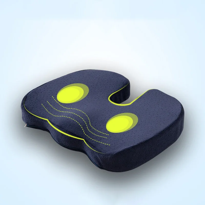 1 шт u-образная силиконовая гелевая подушечка с эффектом памяти, подушка с копчиком, защита от медленного отскока, летняя классная подушка для сидения коврик, пустая подушка