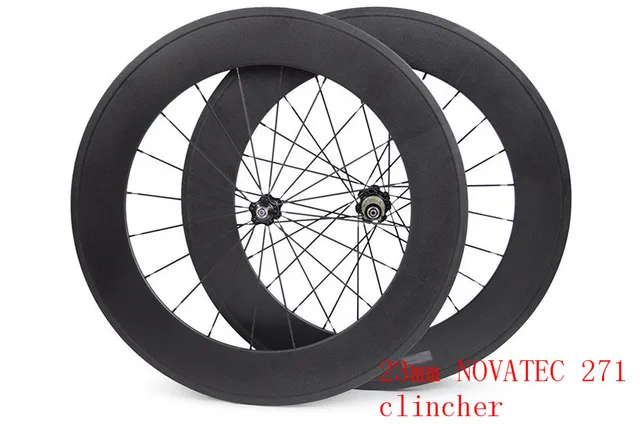 Cheap carbon road wheels 88 mm wheel width 23 mm carbon  clincher  700C road bike wheels