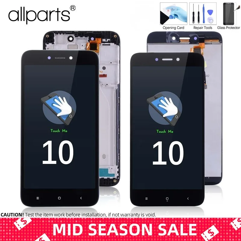 10 touches 5.0'' Original Display For Xia omi Redmi 5A LCD