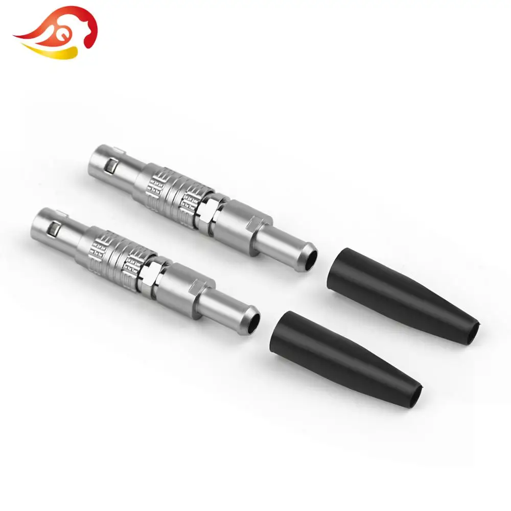 QYFANG 2 3 Pins Earphone Plug HiFi Headphone Pin Metal Adapter DIY Audio Jack Stereo Solder Wire Connector For Edition ED15 K812