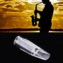 Профессиональный Саксофон-альт мундштук прозрачный светло-голубой ABS альт саксофон мундштук прозрачный белый мундштук