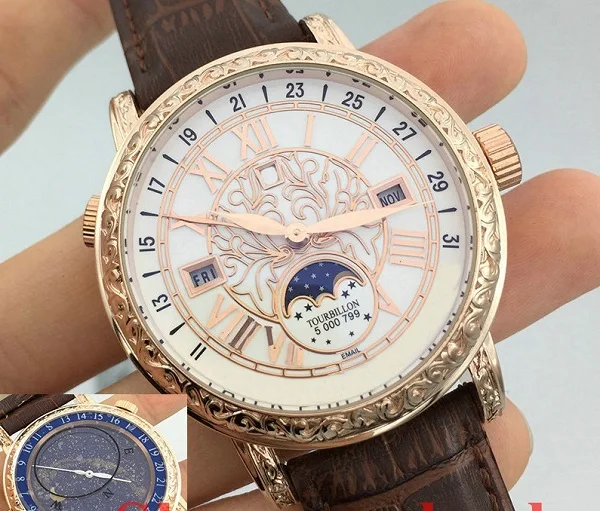 

Designer Quartz New Top Luxury Brand Tourbillon Stainless Steel Automatic Movement Watch Sports Mens Watches AAA Wristwatches