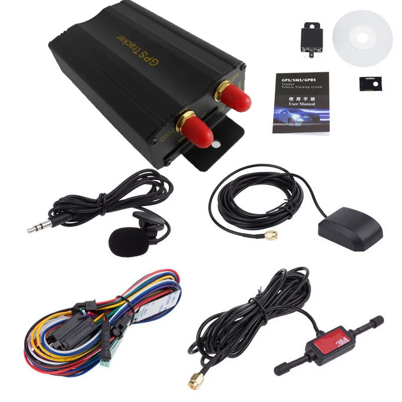 Franquicia en tiempo Real TK103A vehículo GPS SMS GPRS rastreador de seguimiento en tiempo Real dispositivo Syatem de todo el mundo de navegador de coche #306