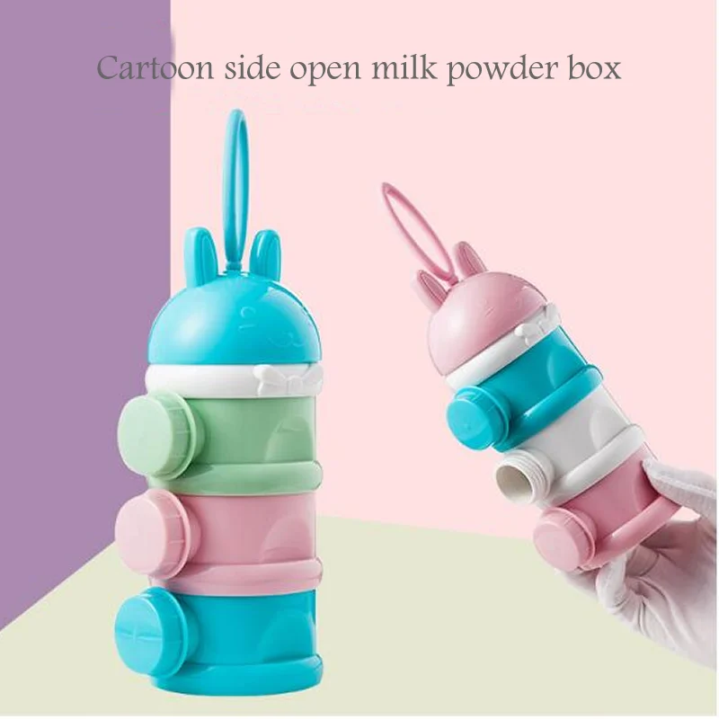 Портативная коробка для сухого молока для новорожденных, контейнер для кормления ребенка, молочная смесь, три конфеты, коробка для закусок и фруктов