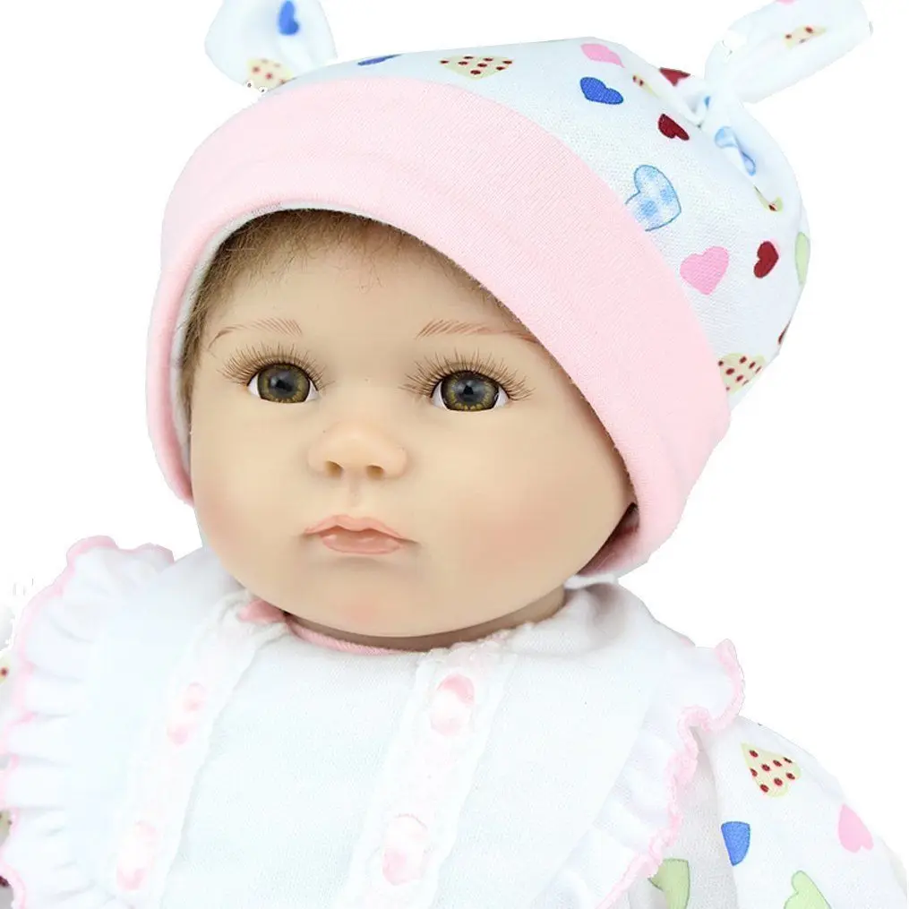 Ребенка год Reborn Детские Реалистичного Toddle куклы детские 18 &quotмягкий силиконовый