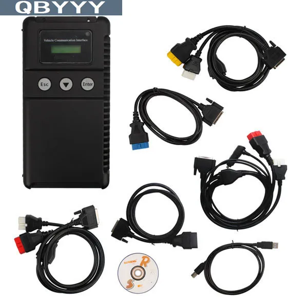 

QBYYY 1pc for Mitsubishi MUT III MUT-3 for MITSUBISHI FUSO V2012 With CF Card Multi-Use Tester-III MUT-III scanner DHL ship