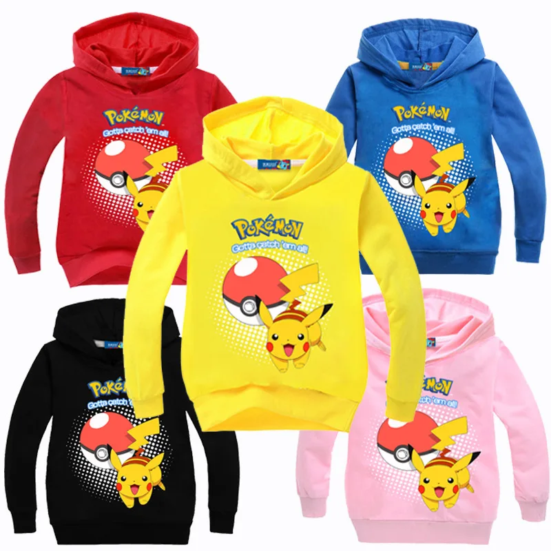 

Boys superman t shirt Children Pikachu t shirt boys Hoodies Beautiful outSwear Girls Jacket Cartoon Pattern Christmas cloth