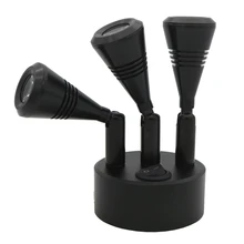 3 ювелирные изделия на волосы шкаф лампа, переключатель демонстрационный стеллаж батарея лампа, жемчужный счетчик, окно подсветка беспроводной зарядки стеклянный светильник точечного света