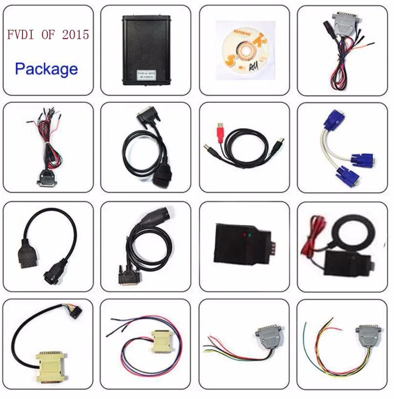 FVDI ABRITES Commander диагностический инструмент диагностический интерфейс полная версия с 13 кабелями неограниченное время для использования