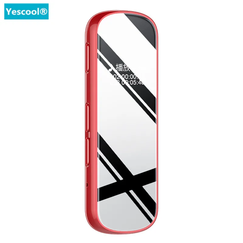 Yescool B2 8|16|32GB Dictaphone Mini Digital Voice Recorder with clip Voice Activated Support HD recording Black Red Green