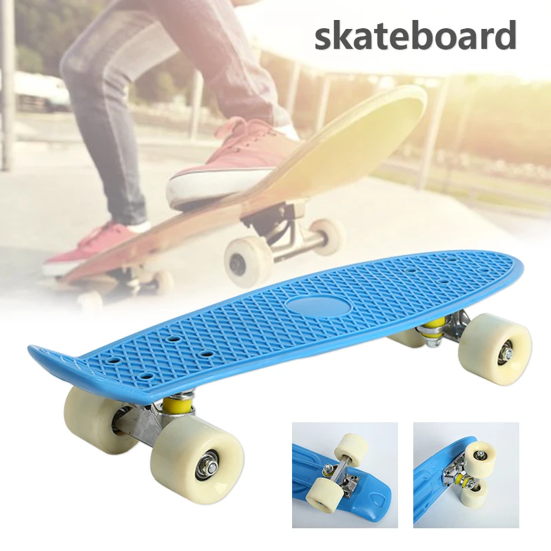 

Deck Skateboard Skate Board 3color Pp Single Warping Slide Longboard Practical Pulley Wheel Outdoor Hoverboard Durable