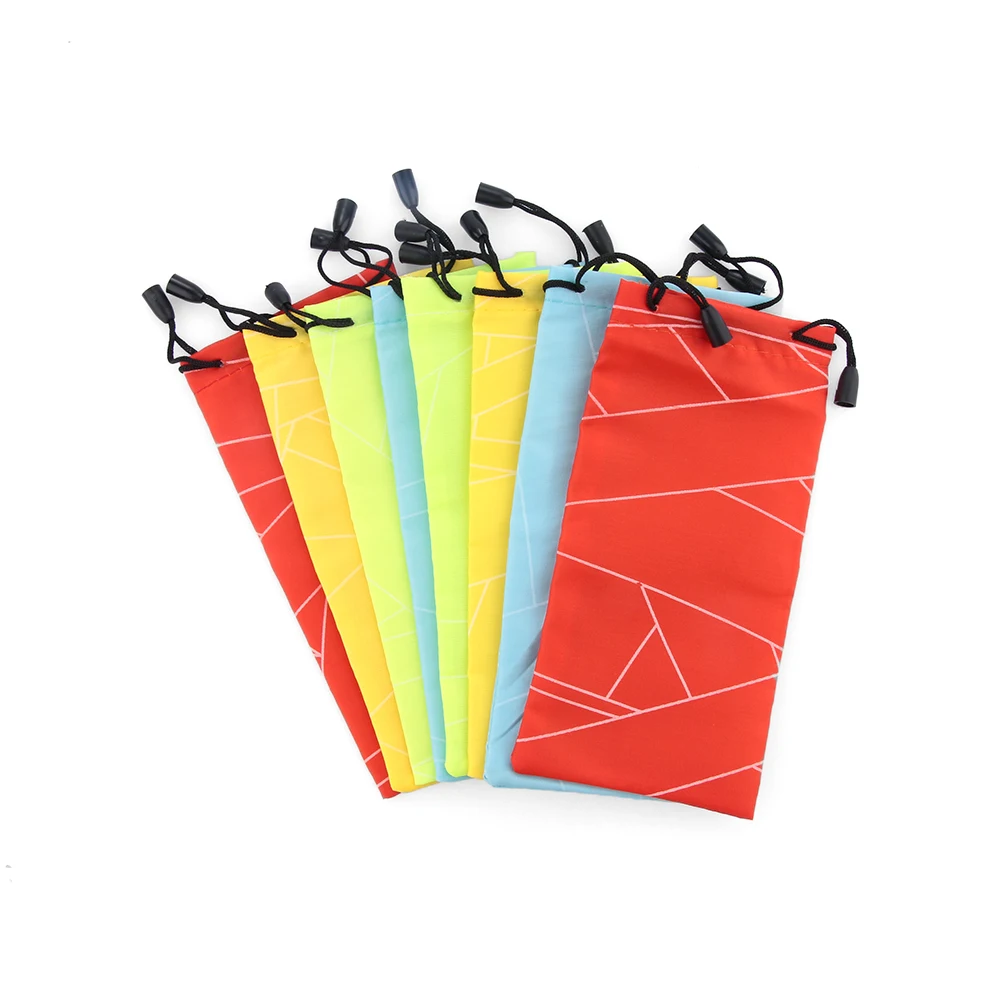 5Pcs/10Pcs Multi Functional Sunglasses Bag Pouch Eyewear Cloth Cleaning