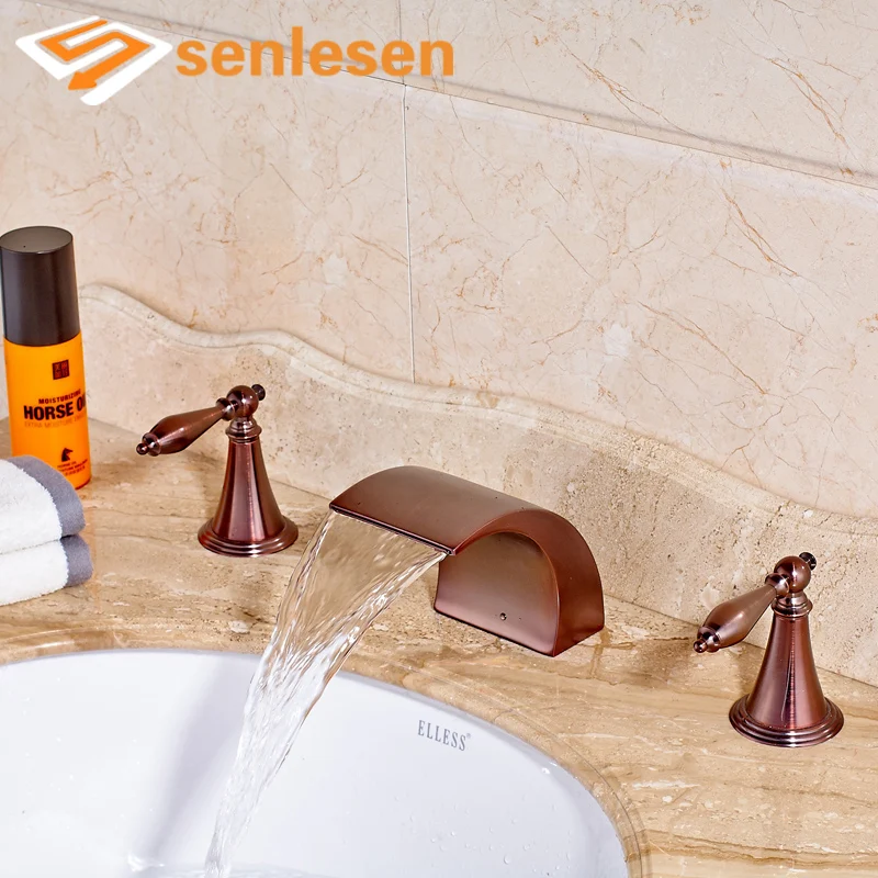 

Multiple Types Contemporary Bathroom Basin Mixer Taps with Hot Cold Water Faucet ORB