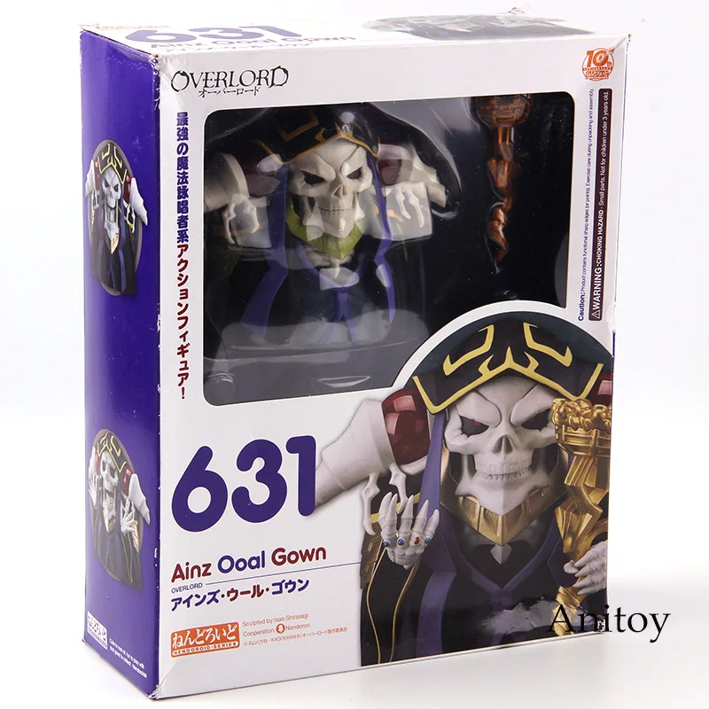 Ainz Ooal платье Nendoroid 631 10-летие ПВХ Хорошая улыбка компании Nendoroid фигурка Коллекционная модель игрушки