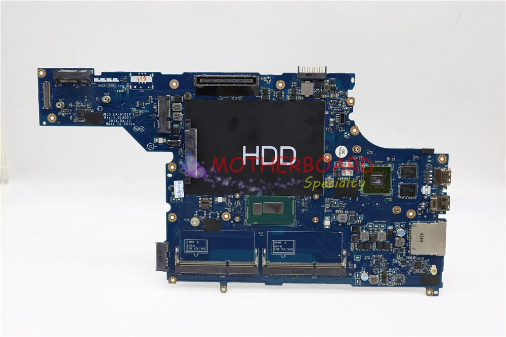 Vieruodis для Dell Latitude E5540 материнская плата ноутбука с i5-4300U CPU/GT 720M GPU DDR3L VAW50 LA-A101P 9VV3C 09v3c