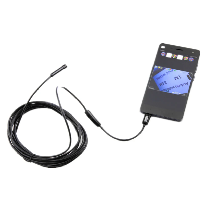 Android Endoscope Camera Connect with Android Smart Mobile Phone with 7mm Module Shell & 3