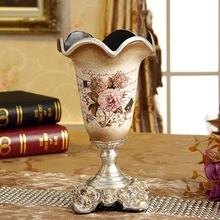 Домашний Европейский Декор сделанные вручную керамические ваза с ораментами стол Простая Современная Гостиная ТВ шкаф ваза с ораментами