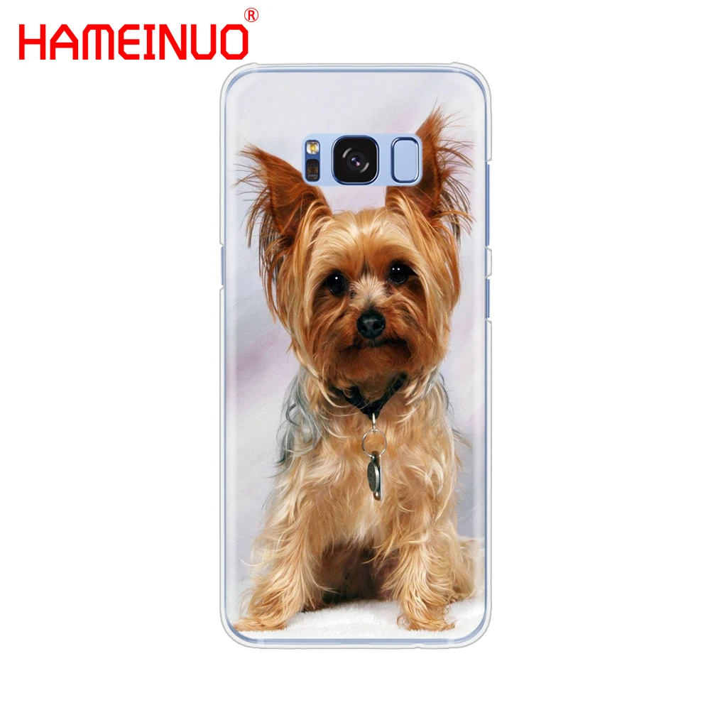 HAMEINUO йоркширский терьер собака щенок сотовый телефон чехол для samsung Galaxy S9 S7 edge PLUS S8 S6 S5 S4 S3 MINI
