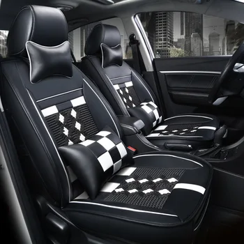 

Universal PU Leather Car Seat Covers SUV Auto Accessories Car Sticks Leather Car Seat Cover Good Cushion