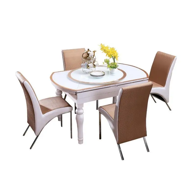 Pliante Meja Makan Room Tavolo Da Pranzo Piknik Masa Sandalye Wood Round Desk Comedor Bureau Mesa De Jantar Dining Table