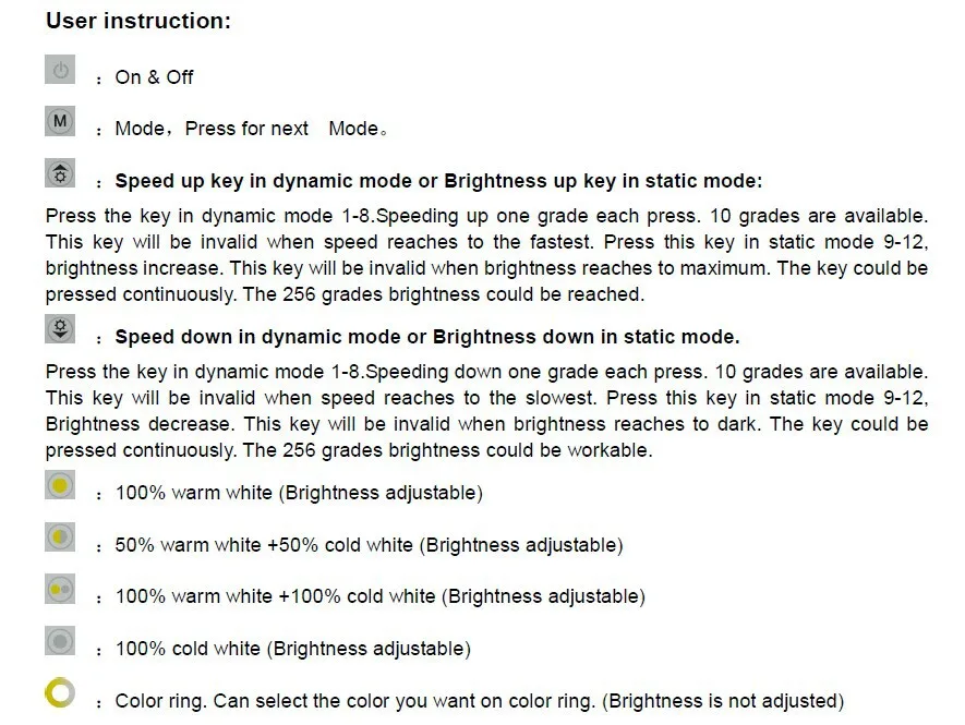 color temperature controller manual