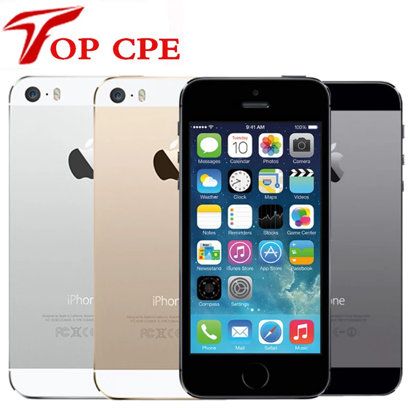Оригинальный разблокированный Apple iPhone 5 16 ГБ 32 64 1 ОЗУ iCloud IOS Wi Fi сканер отпечатка