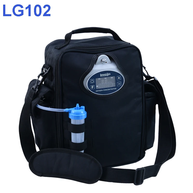 Портативный кислородный концентратор Lovego LG102P 2 часа автономной работы|portable oxygen