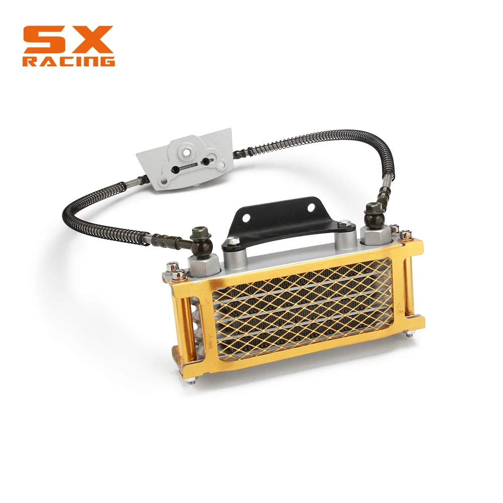 

Motorbike Colorful Oil Cooling Radiator Cooler For Loncin Zongshen Lifan Shineray Yinxiang 50 70 90 110CC Horizontal Engines