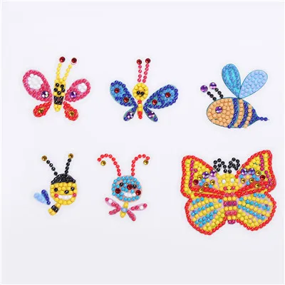 Special shaped Diamond Embroidery OWL butterfly bee Diamond Painting For kids Round Diamond Sticker For Cup Book Phone Decor DIY - Цвет: ZT004