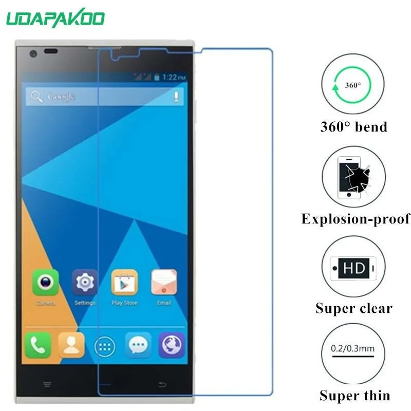 Udapakoo прозрачная закаленная (мягкое стекло) Пленка Для Doogee DG550 Nano Взрывозащищенная