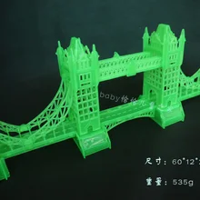 Новое поступление 3D световой Noctilucent пазлы тауэрский мост лондон развивающие игрушки рождество малыша новогодний подарок