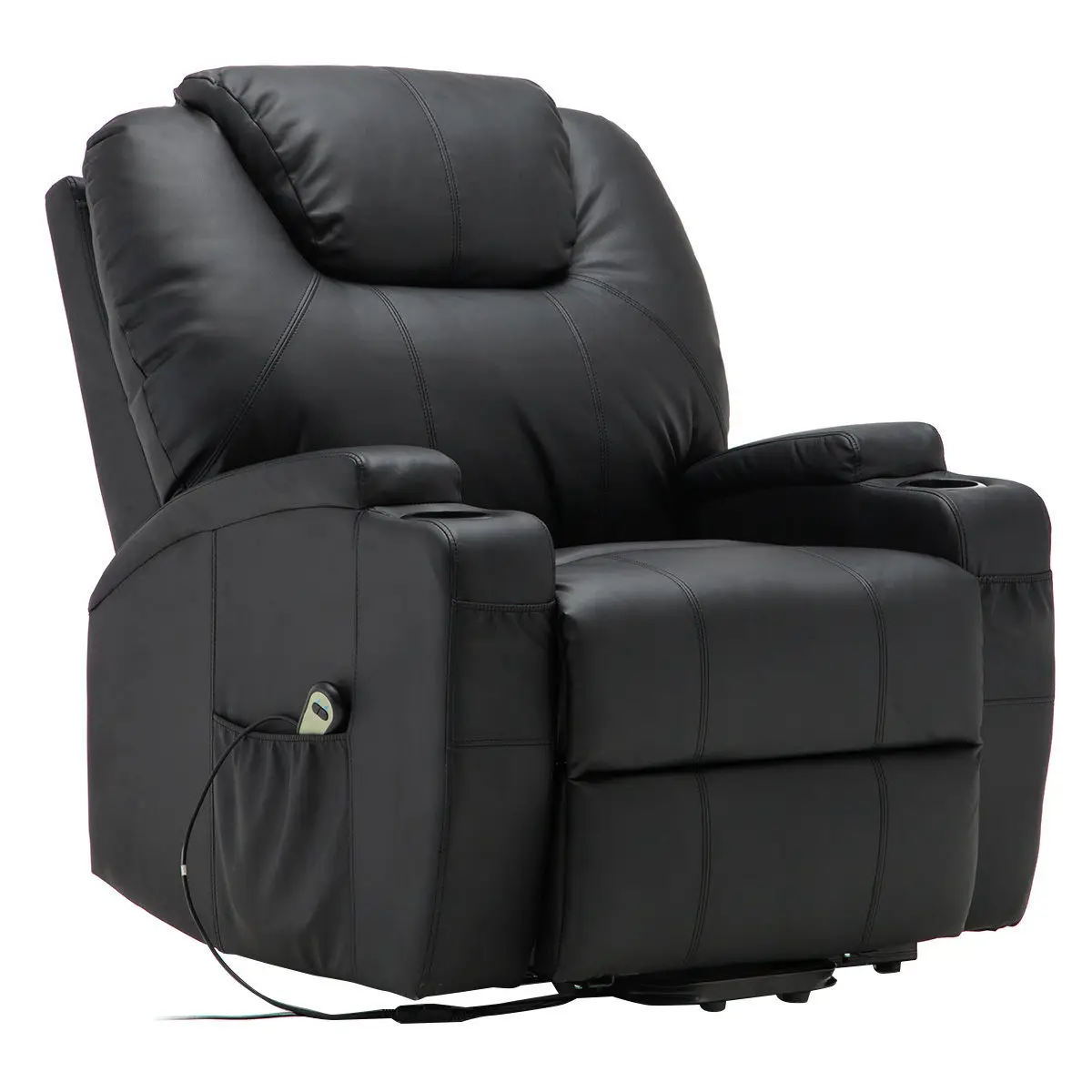 Giantex Electric Lift Recliner Chair Heated Mage Sofa Giantex Electric Lift Recliner Chair Heated Mage Sofa Lounge With Remote Control Chairs Modern Hw53991 In Living Room Sofas From
