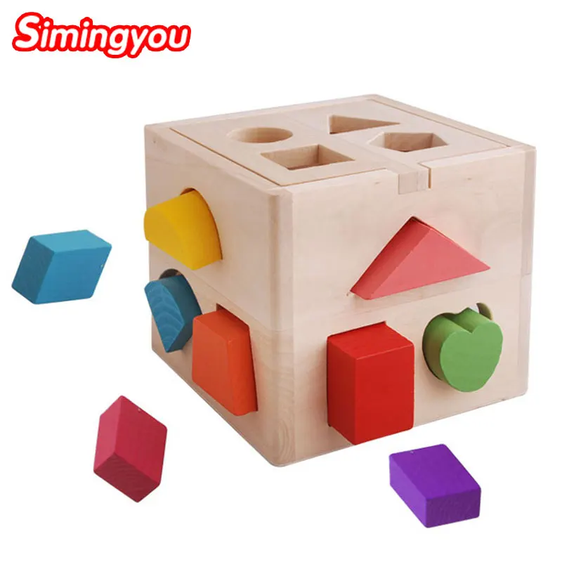 

Simingyou Montessori Educational Wooden Toys Paired Puzzle Toys For Children A50-DDMO8 Drop Shipping